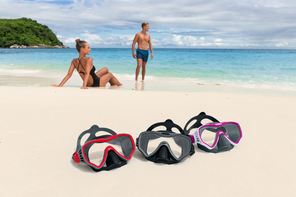 Bestway Crusader Pro Diving Mask - Tempered Glass, Model 22074