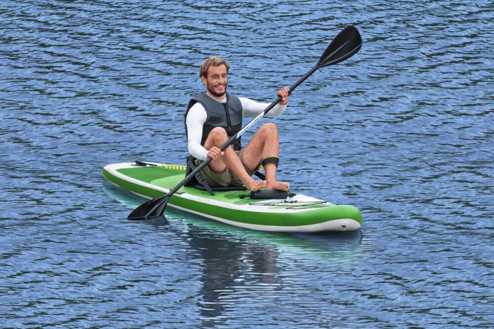 Bestway Hydro-Force Freesoul Tech 11 ft 2 in Convertible Inflatable Paddleboard & Kayak Set