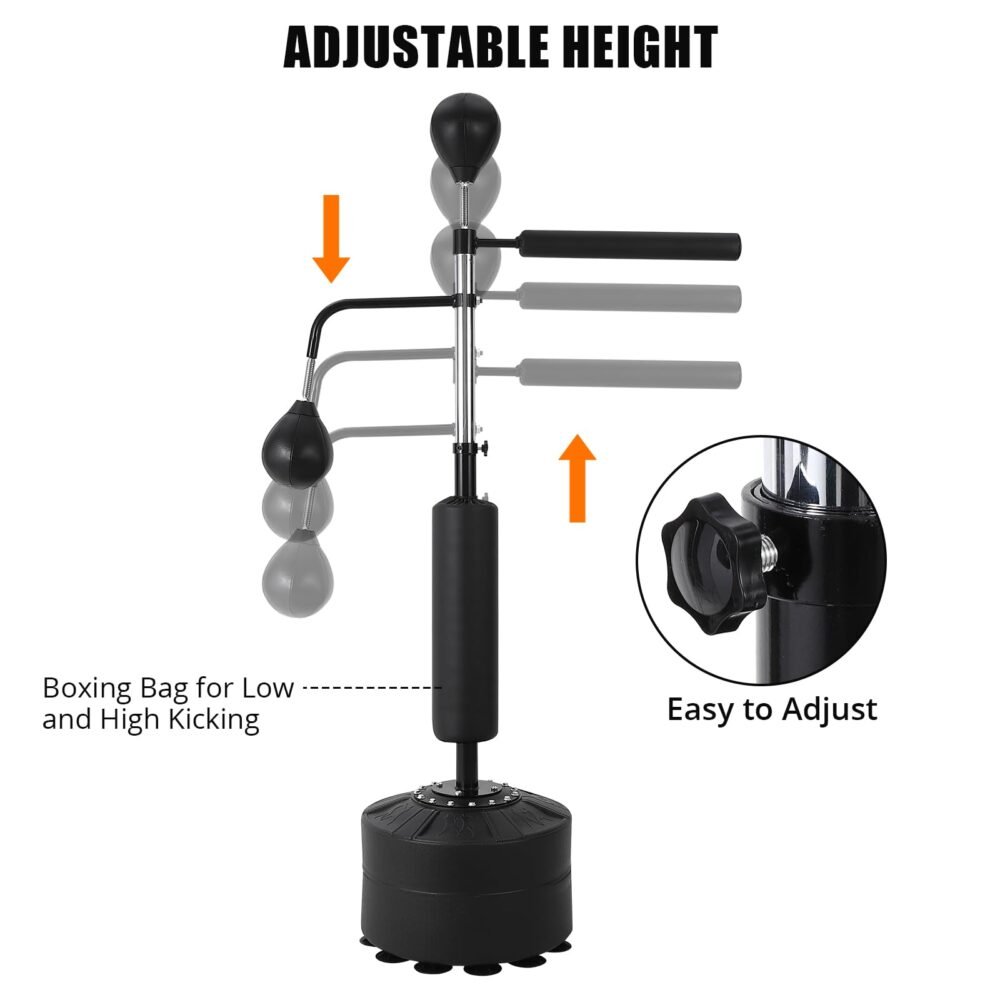 Boxing and MMA Speed Bar Trainer - 360-Degree Spinning Arm