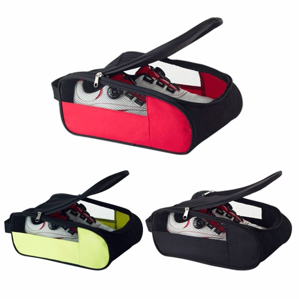 Large Capacity Shoe Bag - Nylon, Breathable, with Handle