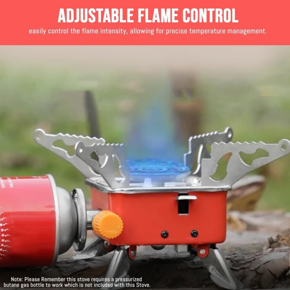 Camping Gas Stove – Ultra-Light Folding Burner
