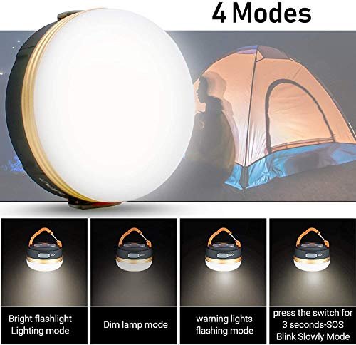 Rechargeable LED Camping Lantern - IP65, Magnet and Power Bank