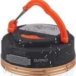 IP65 waterproof rating of the rechargeable LED camping lantern