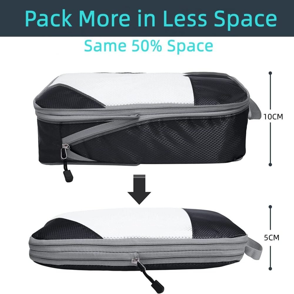 Expandable Compression Packing Cubes - 3-Piece Set, Nylon