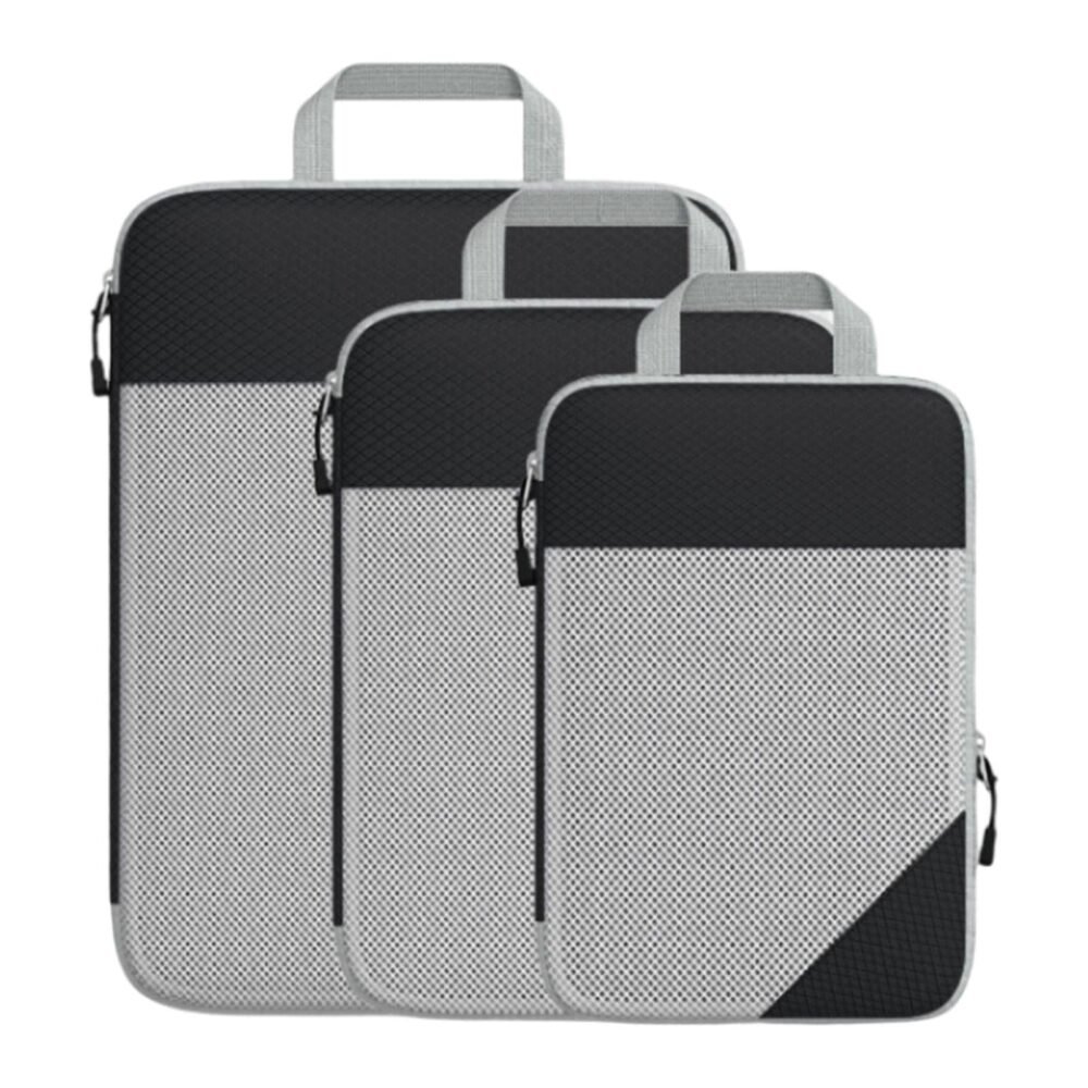 Expandable Compression Packing Cubes - 3-Piece Set, Nylon