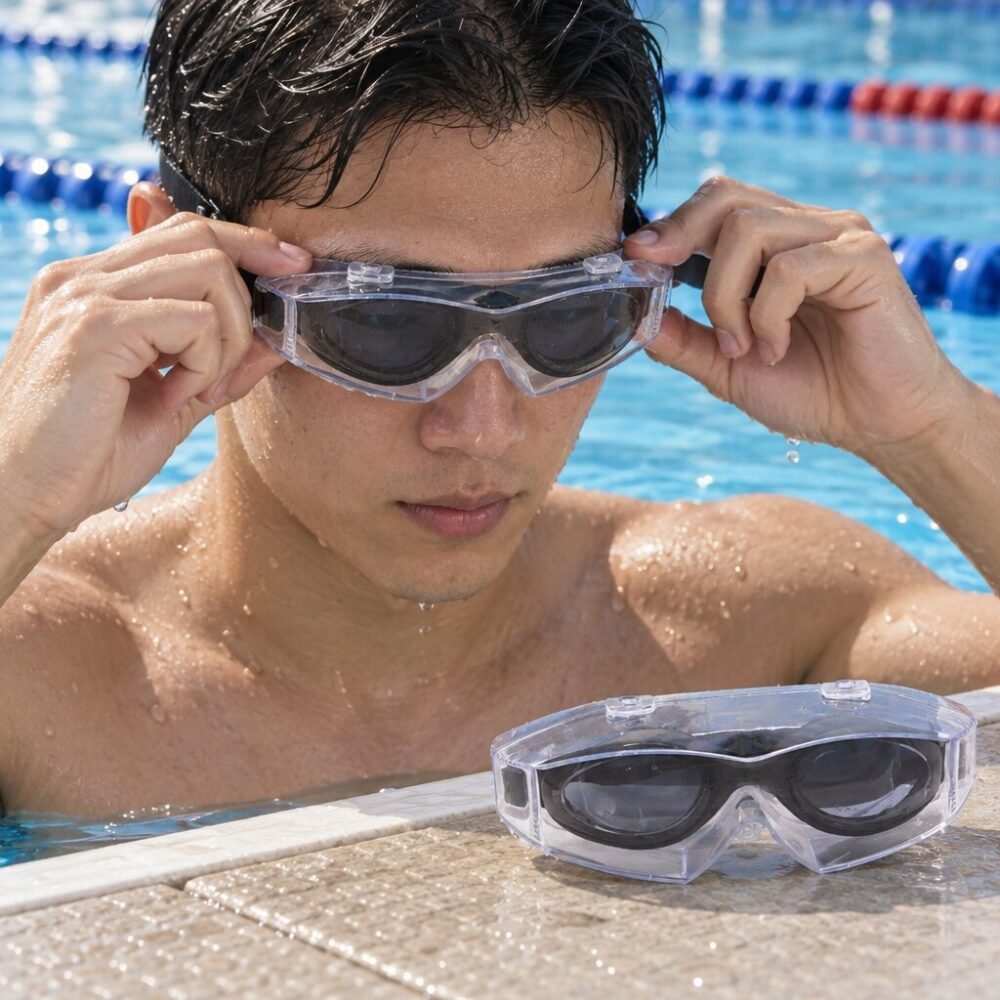 Conquest Speed Swimming Goggles with Case