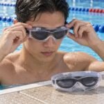 Conquest Speed Swimming Goggles with Case - illustrative image, scene generated