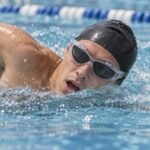 Conquest Speed Swimming Goggles with Case - illustrative image, scene generated