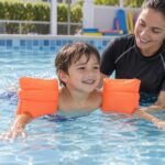 Conquest Swimming Arm Bands for Kids – Double Airbag, AR-2947-OR - illustrative image, scene generated