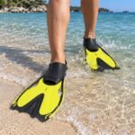 Conquest Snorkelling Fins – Open Back, S / M / L - illustrative image, scene generated