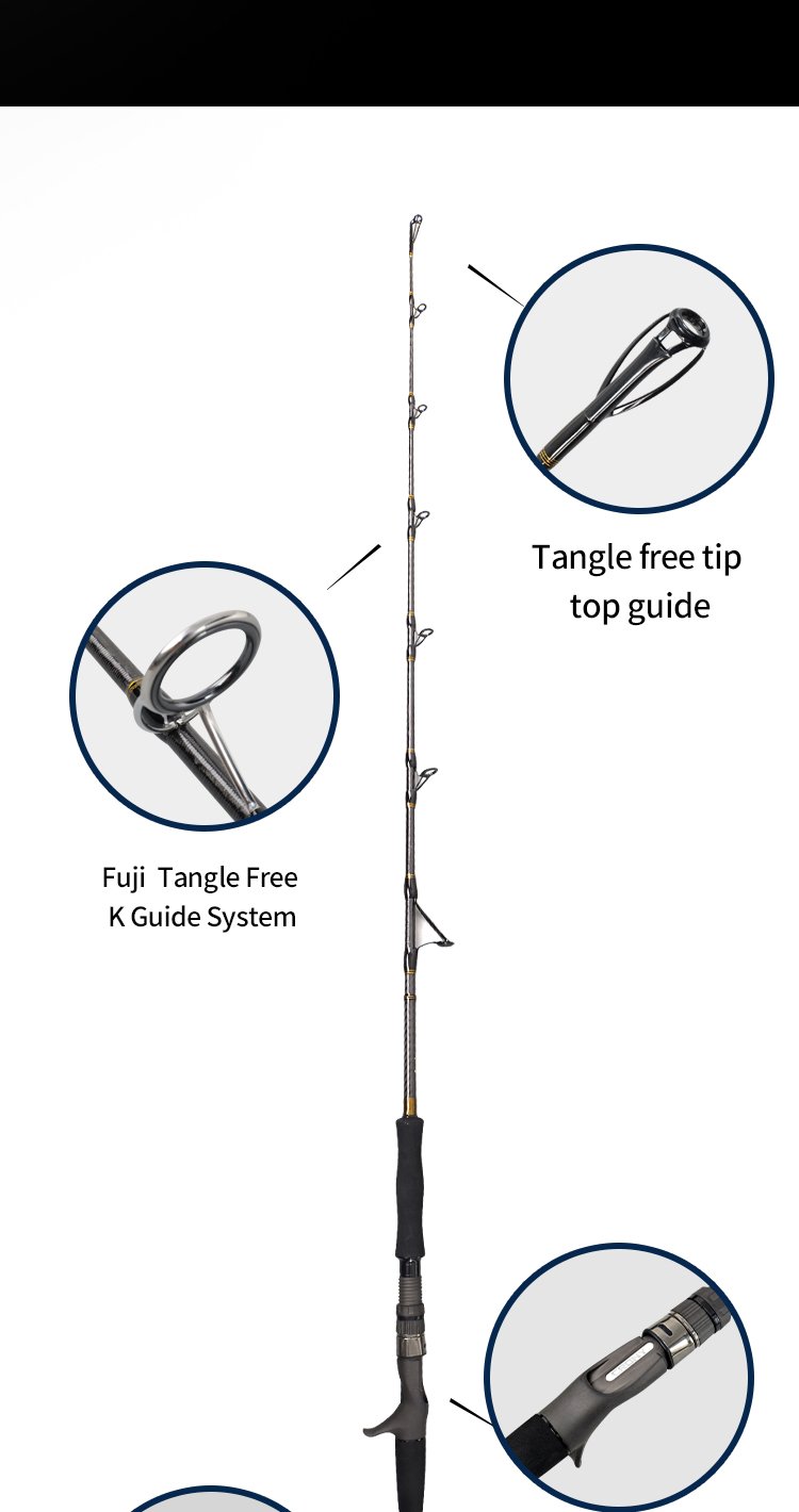 CRONY Amazing Heavy Jigging Rod AHJC561 - 5 ft 6 in, 80-200 g