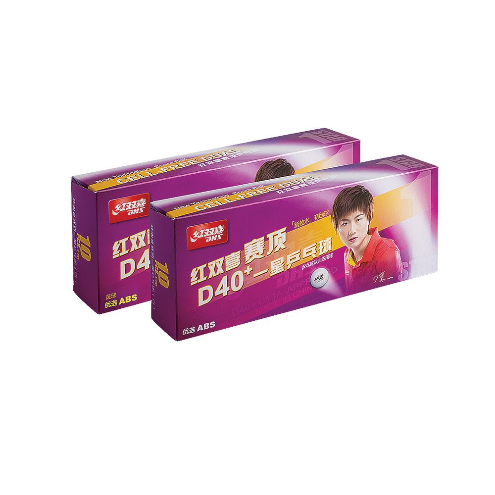 DHS D40+ 1-Star Table Tennis Balls