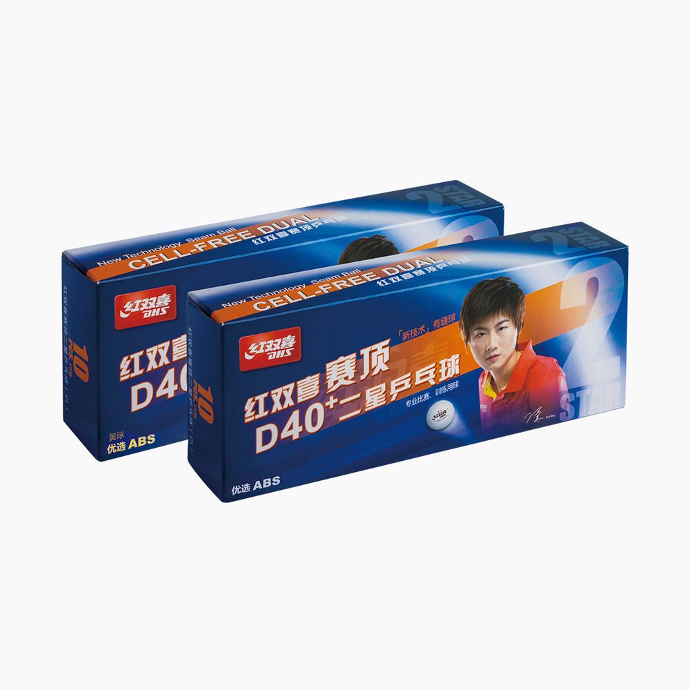 DHS D40+ 2-Star Table Tennis Balls