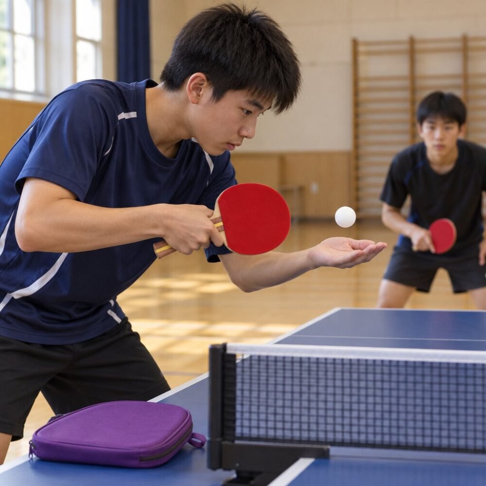 DHS R2003 Table Tennis Racket - 2 Star
