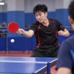 DHS R3004 Table Tennis Racket – 3 Star - illustrative image, scene generated