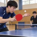 DHS R3004 Table Tennis Racket – 3 Star - illustrative image, scene generated