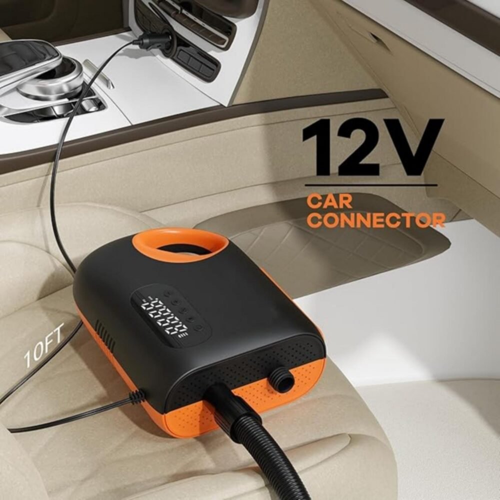 12V Electric SUP Pump 20 PSI with Digital Display - Model ATJ-8666