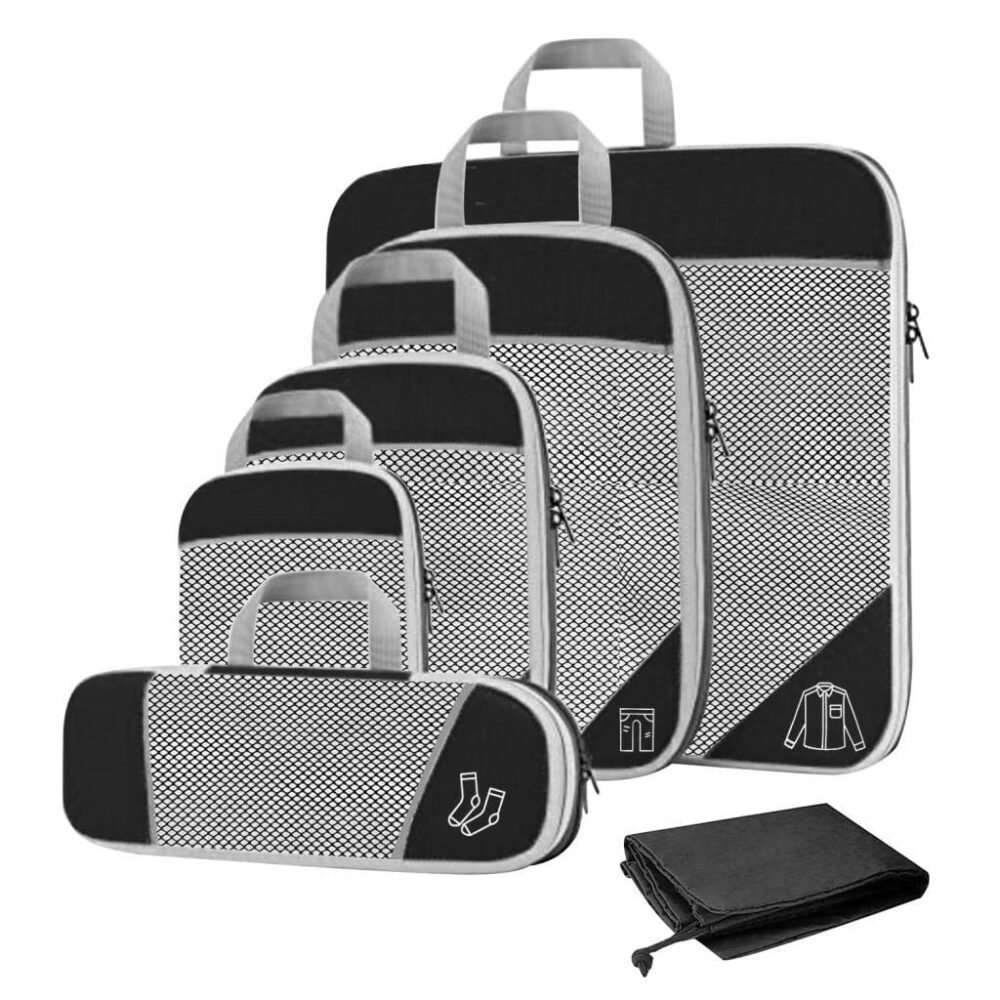 Expandable Compression Bags - 5-Piece Set, Multiple Sizes