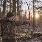 Junxing F179 Takedown Recurve Bow – 56 in Short Hunting Recurve, 30-50 lb - illustrative image, scene generated