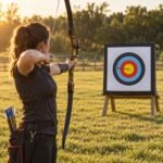 Foam Archery Target – PE Foam Block for Bow Practice - illustrative image, scene generated