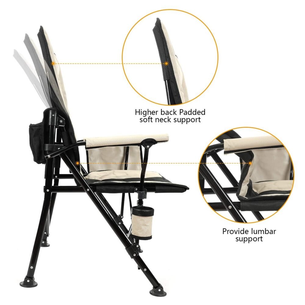 Foldable Outdoor Camping Chair - Heavy Duty