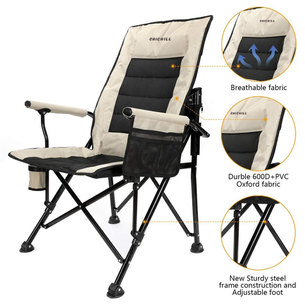 Foldable Outdoor Camping Chair - Heavy Duty