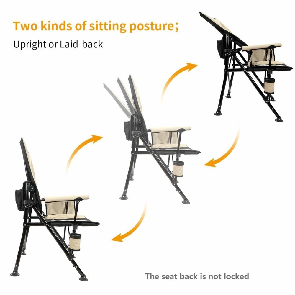 Foldable Outdoor Camping Chair - Heavy Duty