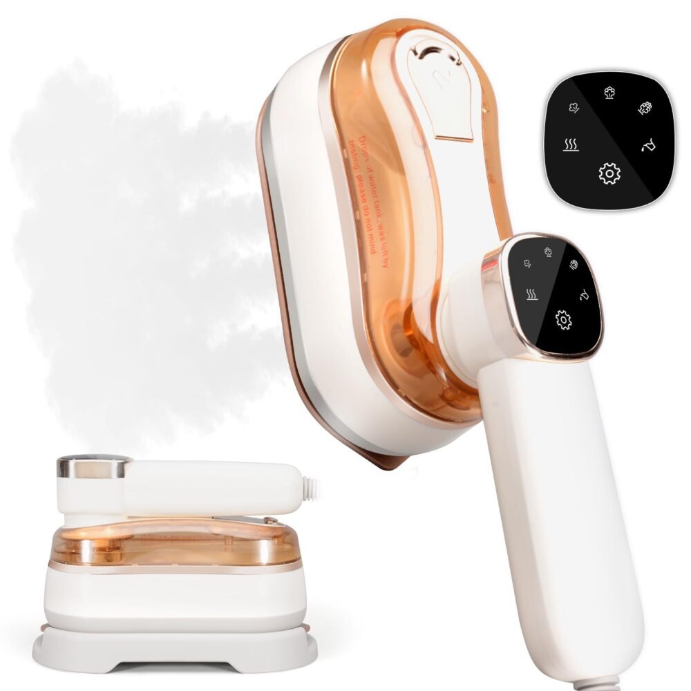 Foldable Travel Steam Iron - 1300 W, Vertical and Flat