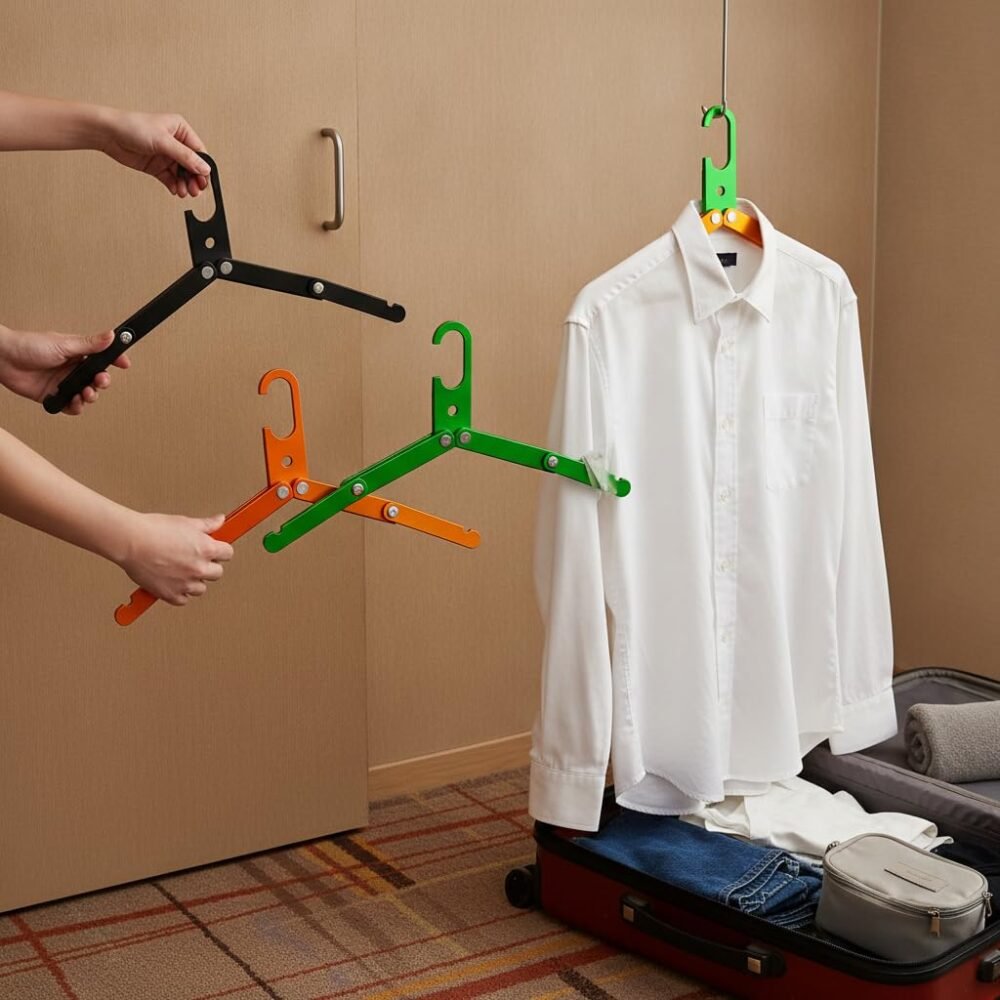 Folding Clothes Hanger - Aluminium Alloy, Travel