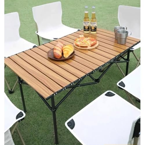 Folding Camp Table and 4 Chair Set with Carry Bag
