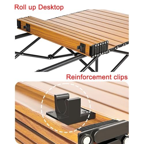 Folding Camp Table and 4 Chair Set with Carry Bag