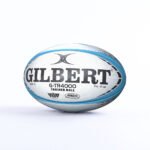 Gilbert G-TR4000 Rugby Training Ball – Size 5, Sky Blue - view 1