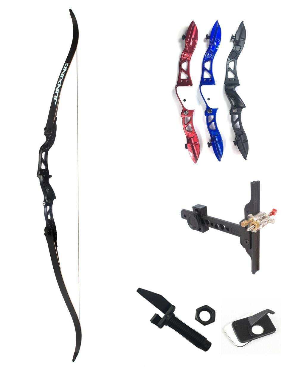 Junxing F155 Takedown Recurve Bow - 66 in, 16-40 lb