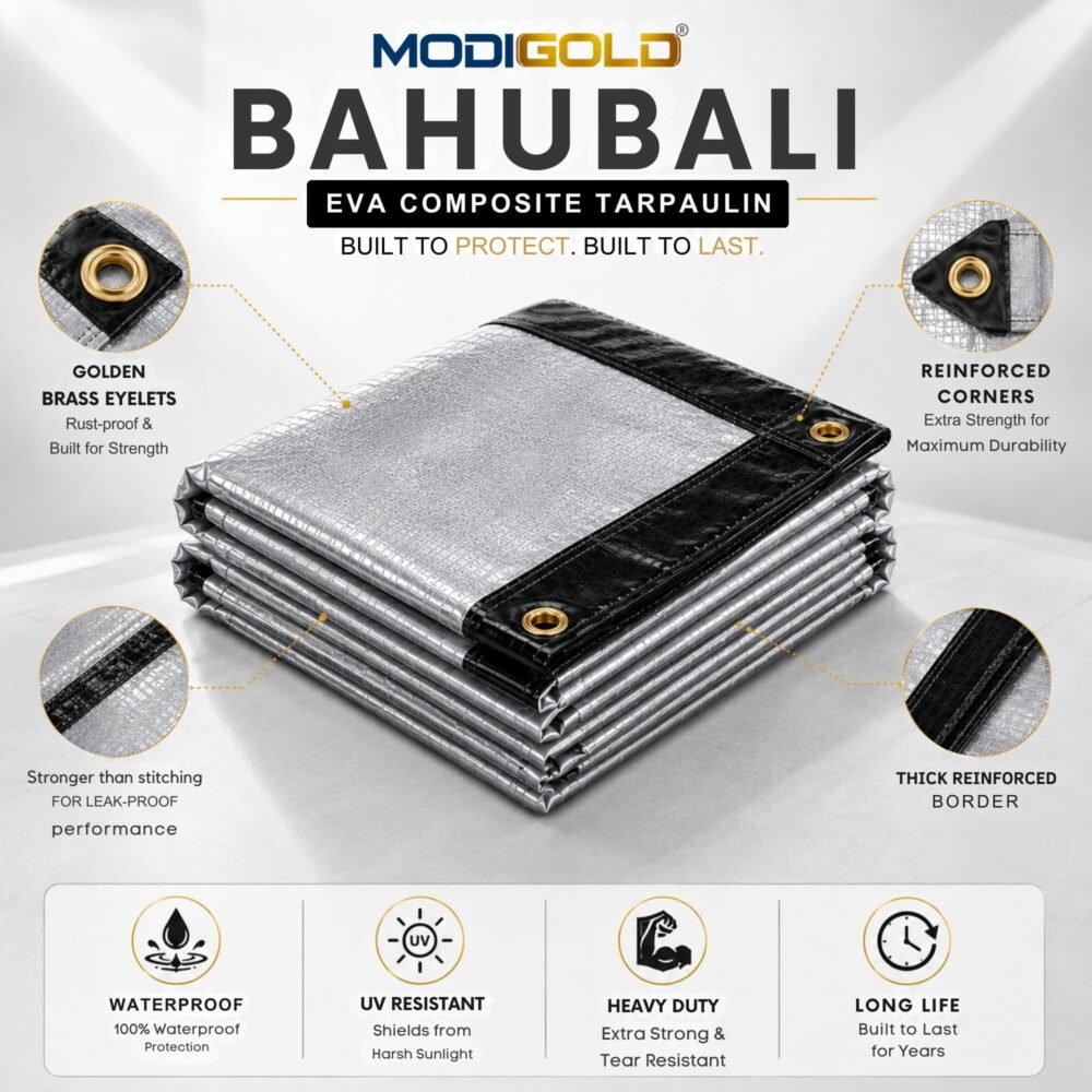 Large Heavy Duty Tarpaulin – 2.4m x 2.4m