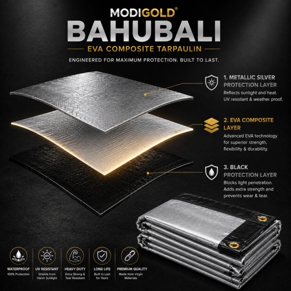 Large Heavy Duty Tarpaulin – 2.4m x 2.4m