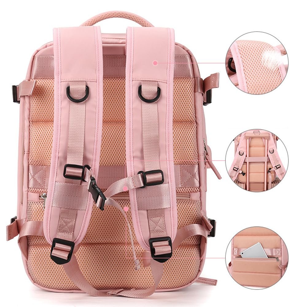 Travel Backpack with Laptop Compartment and USB Pass-Through