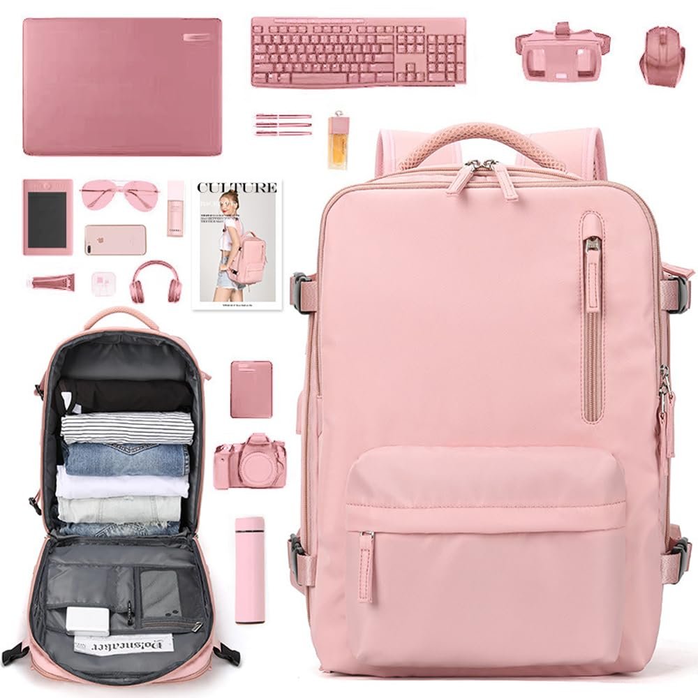 Travel Backpack with Laptop Compartment and USB Pass-Through