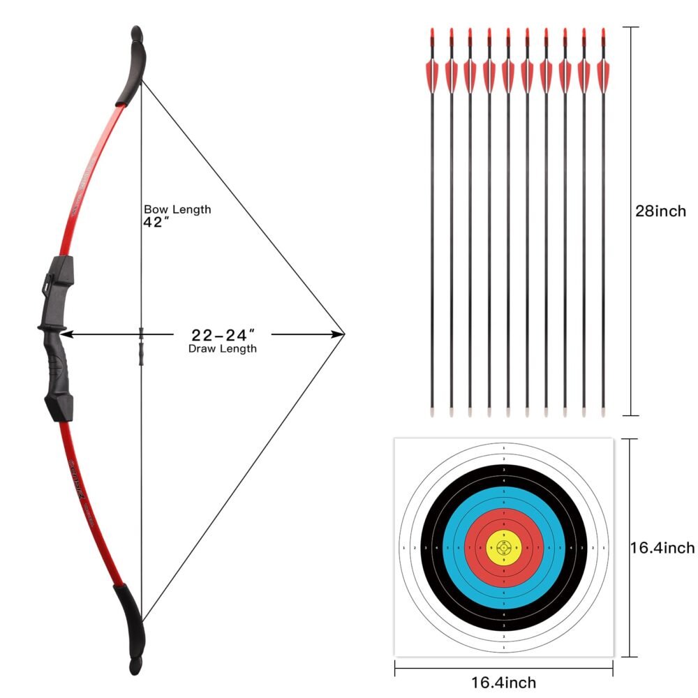 M115 Children-s Bow and Arrow Set - Tricolour Training Bow
