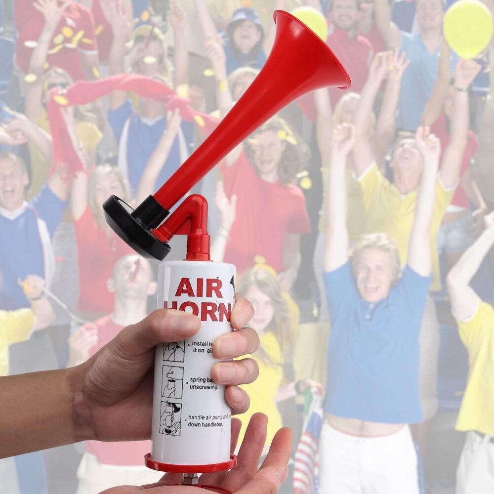 Marine Pump Air Horn - Hand-Powered, No Gas Canister or Batteries
