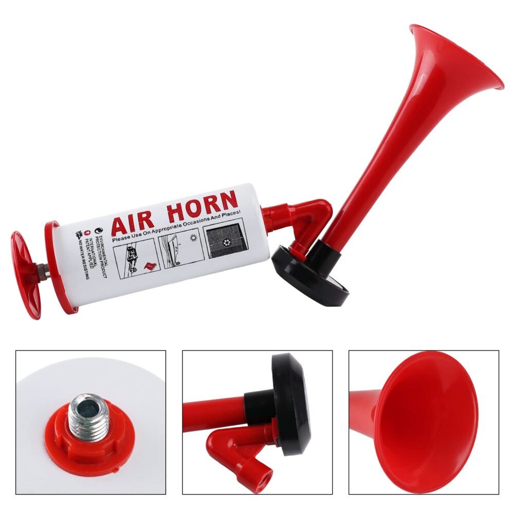 Marine Pump Air Horn - Hand-Powered, No Gas Canister or Batteries