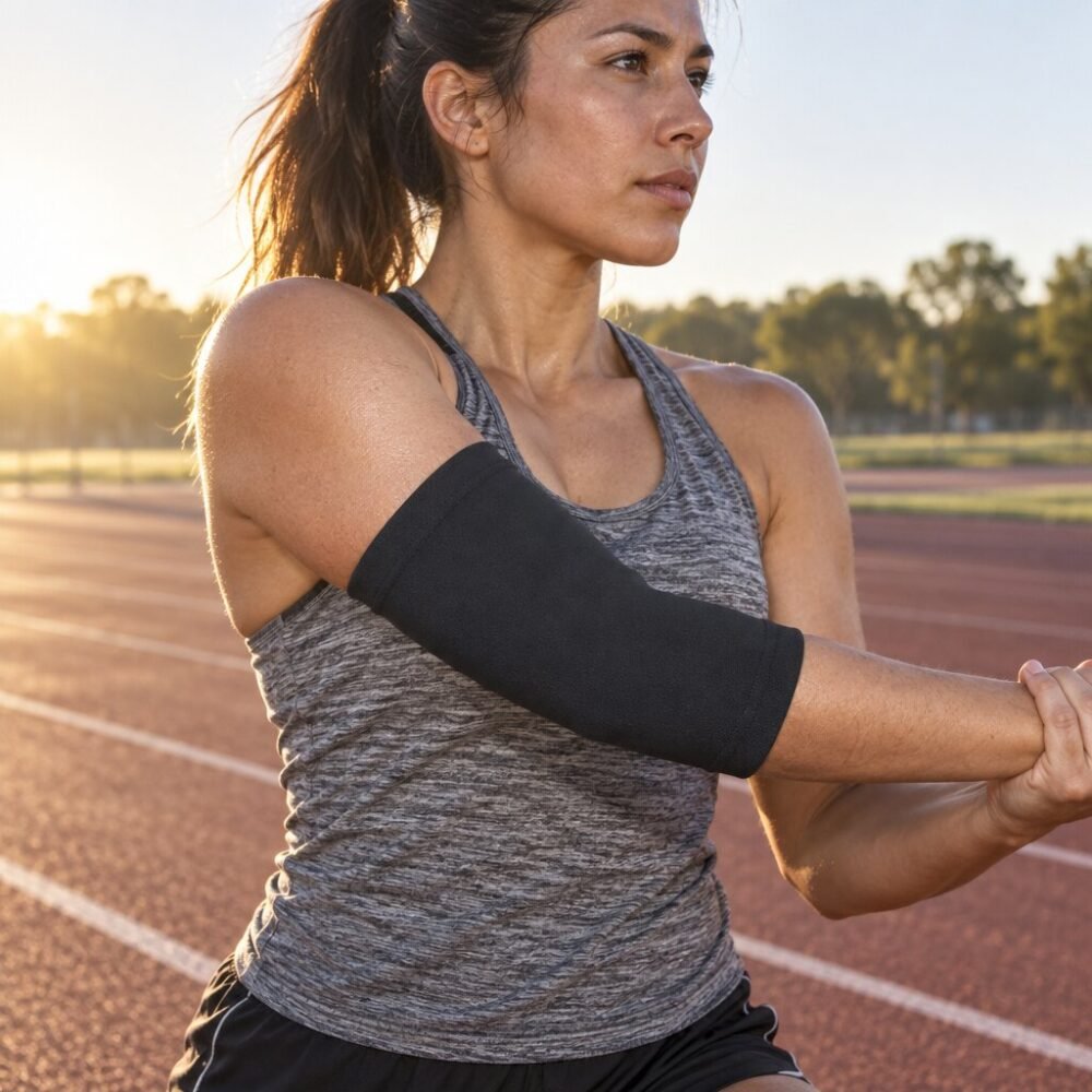 MSLON Elastic Elbow Support - Lightweight Compression Sleeve
