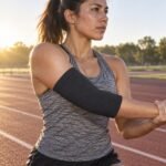 MSLON Elastic Elbow Support – Lightweight Compression Sleeve - illustrative image, scene generated
