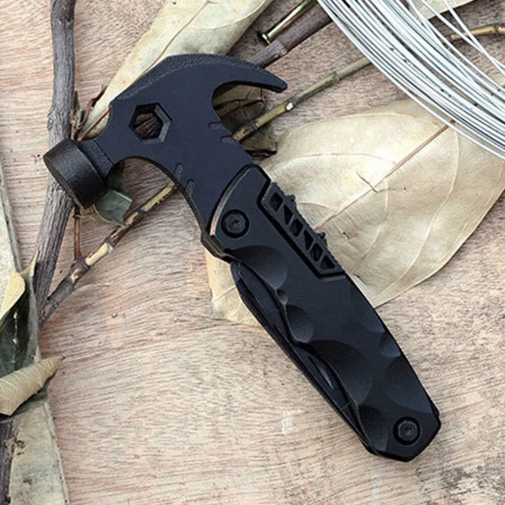 Multitool Hammer - Claw Hammer with Pliers, Knife and Saw