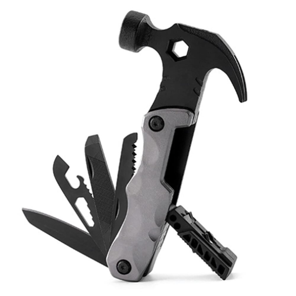 Multitool Hammer - Claw Hammer with Pliers, Knife and Saw