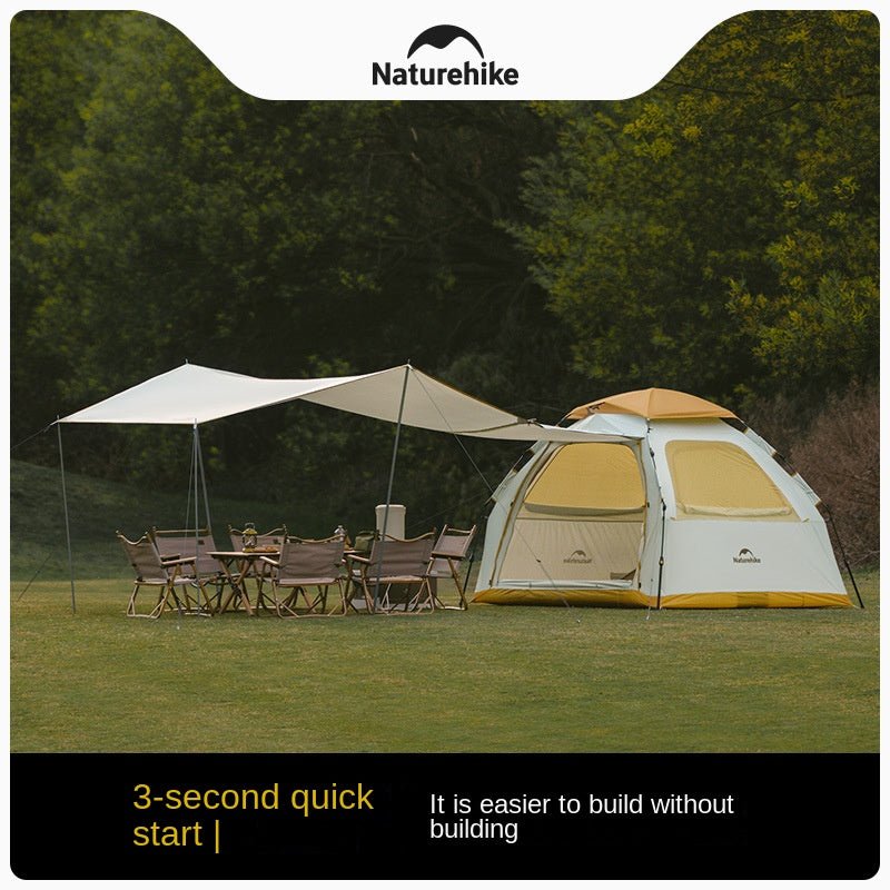 Naturehike Ango Instant Camping Tent with Canopy - Thorn Yellow