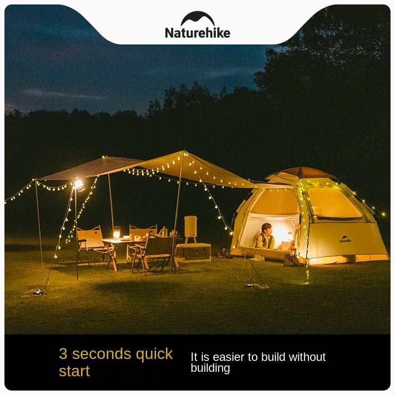 Naturehike Ango Instant Camping Tent with Canopy - Thorn Yellow