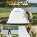 Naturehike Ango tent canopy providing 9 square metres of shade