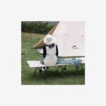 Naturehike folding camp bed - folded into its carry bag