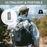 Naturehike PeakLite L02 folding table packed to 29 x 14 cm and weighing 1 kg