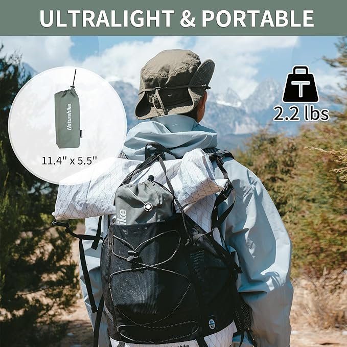 Naturehike PeakLite L02 Ultralight Aluminium Roll-Up Table (CNH22JU050)